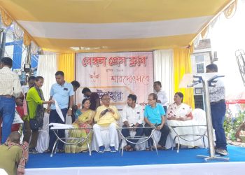 পুজোর আগে সামাজিক কাজে এগিয়ে এলো বেঙ্গল প্রেস ক্লাব